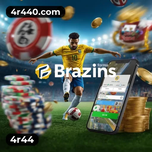 App 4r44 com catálogo premium, PIX e suporte 24/7